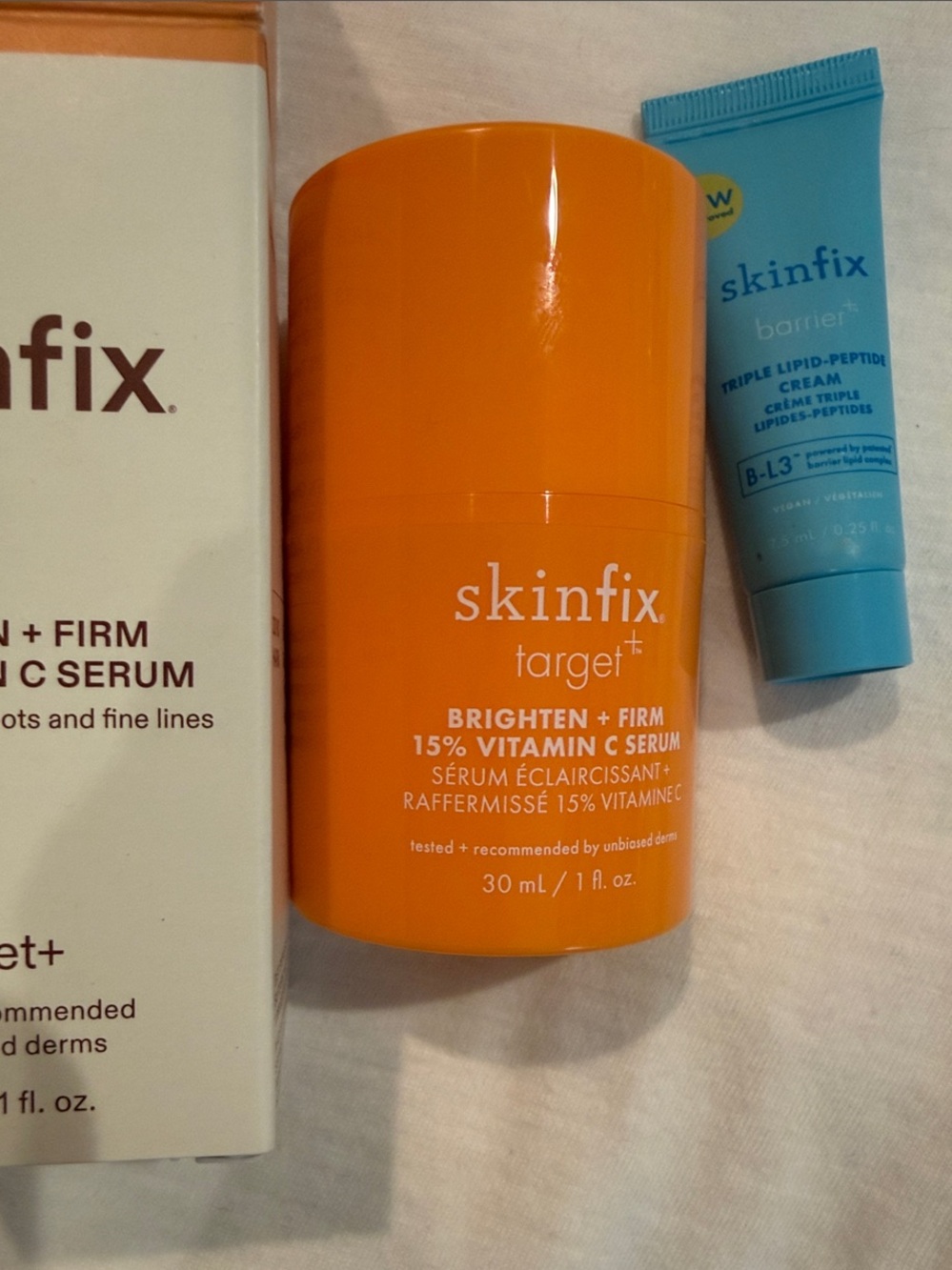 Skinfix Brighten Serum/NWB+ Lipid peptide cream